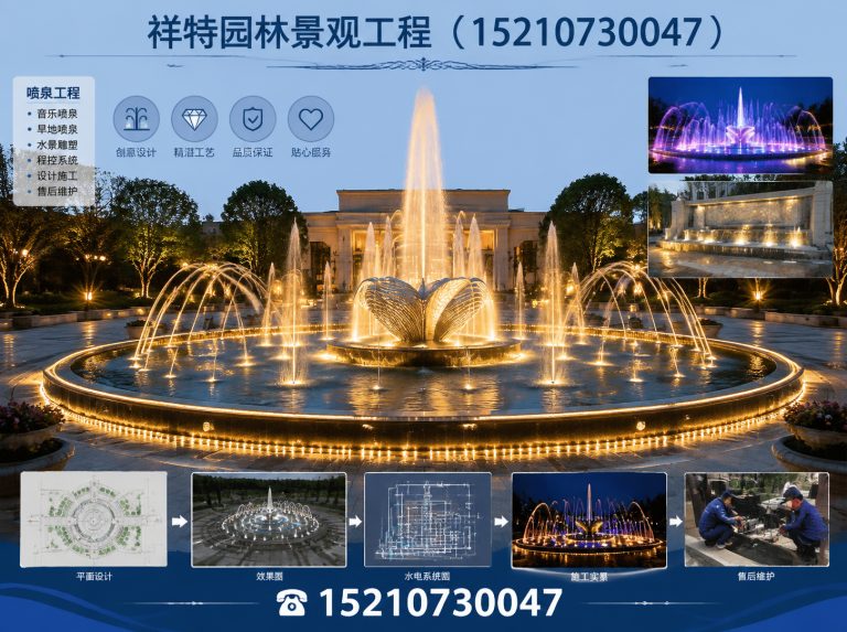 清苑区音乐喷泉展示图